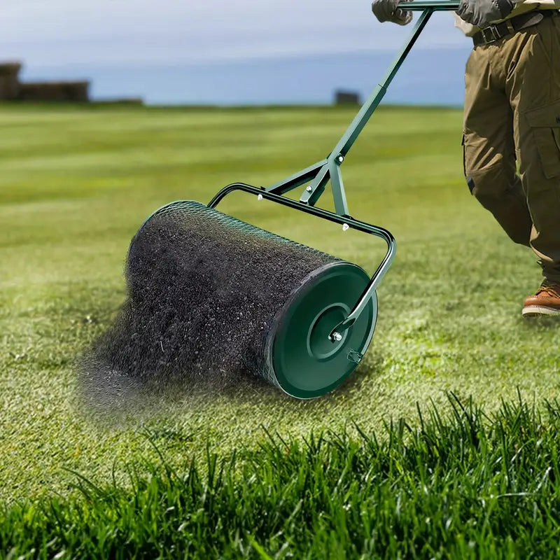 Adjustable Compost Spreader with Non-slip Handle