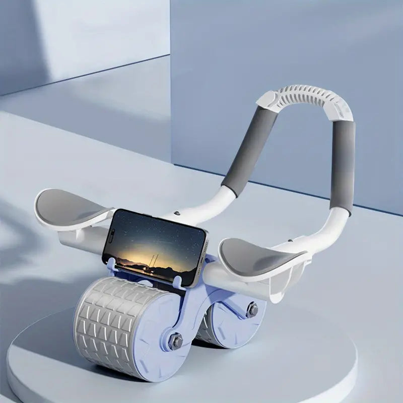 Unisex Automatic Rebound Belly Wheel with Elbow Protection