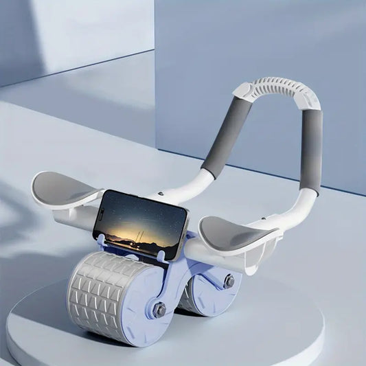 Unisex Automatic Rebound Belly Wheel with Elbow Protection